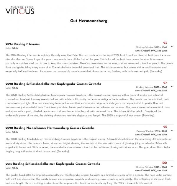 vinous bewertungen 2025