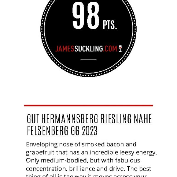 James Suckling Felsenberg GG 