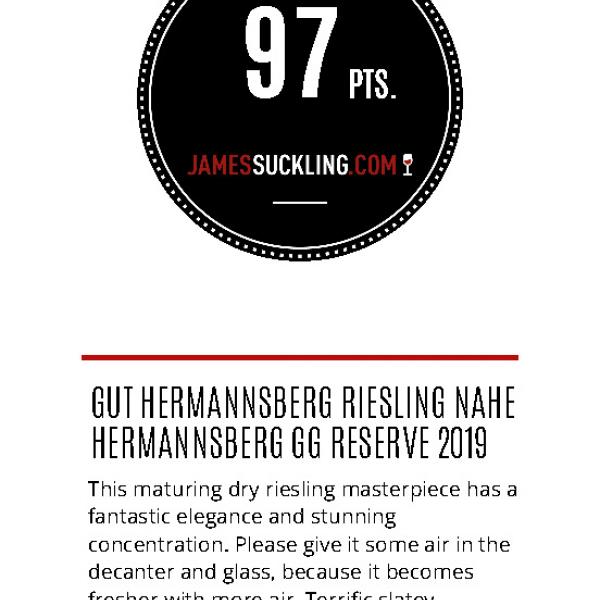 James Suckling  Hermannsberg GG 