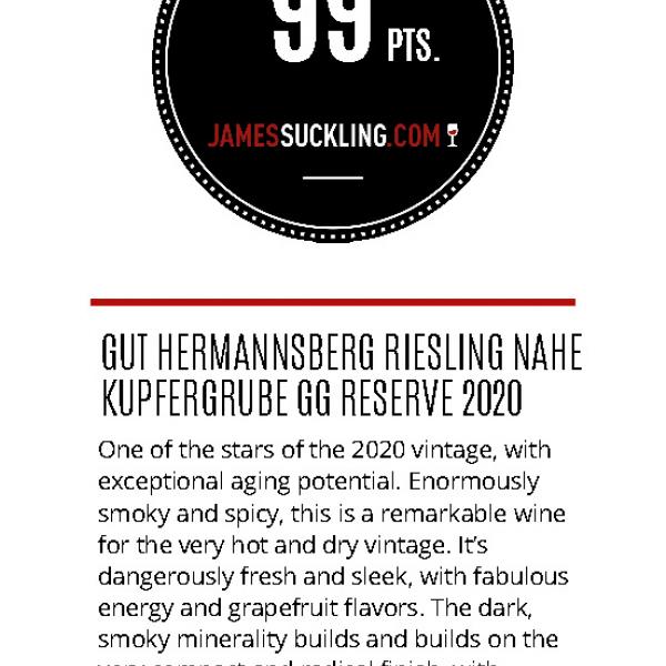 2020 Kupfergrube James Suckling